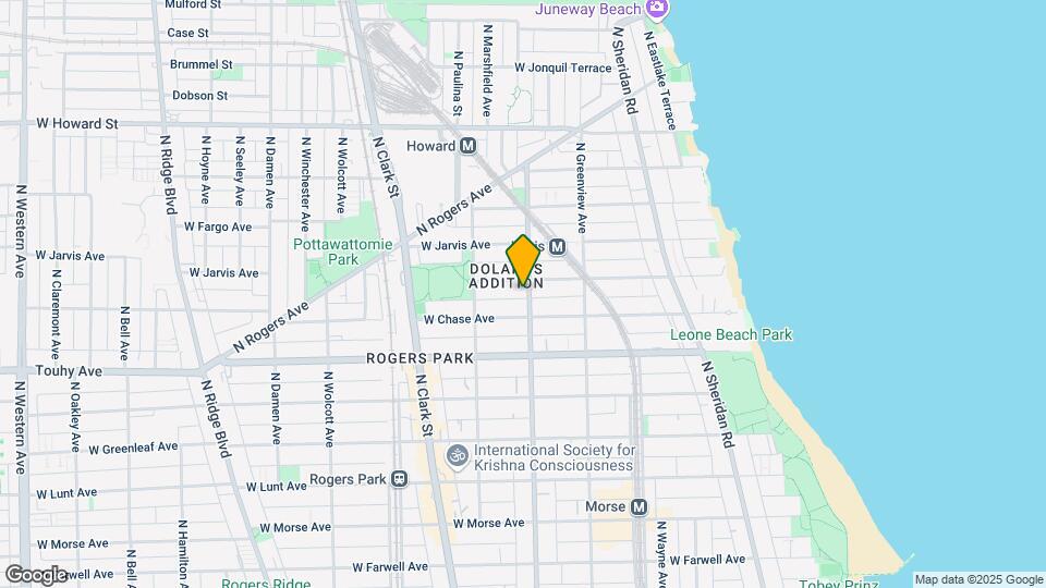 7318 N Ashland Blvd, Unit 1 Map and Location Details