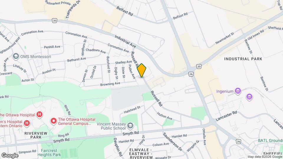 1702 Russell Rd Map and Location Details