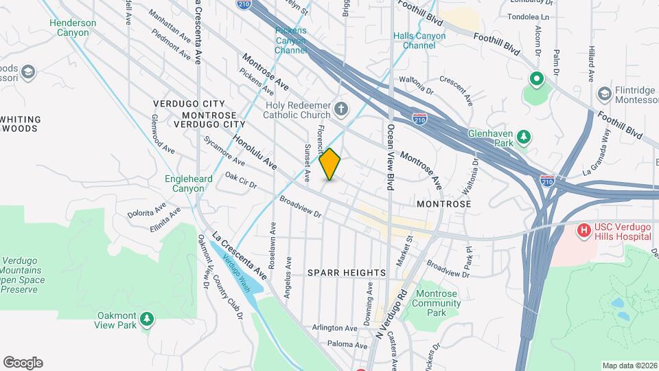 3820 Orangedale Ave Map and Location Details