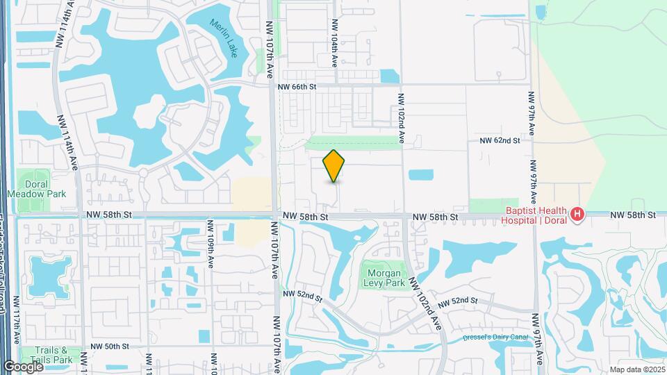 5980 NW 104th Ct Map and Location Details