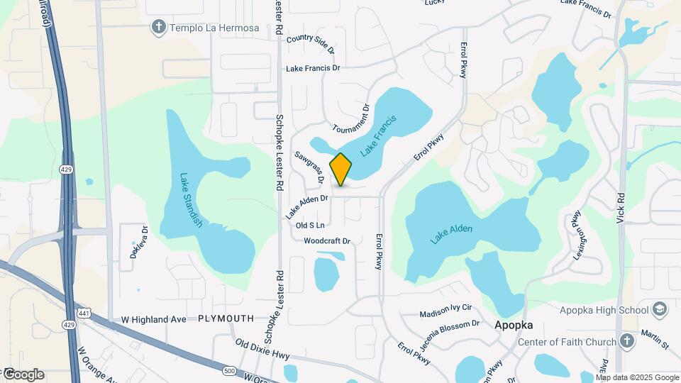2039 Lake Alden Dr Map and Location Details