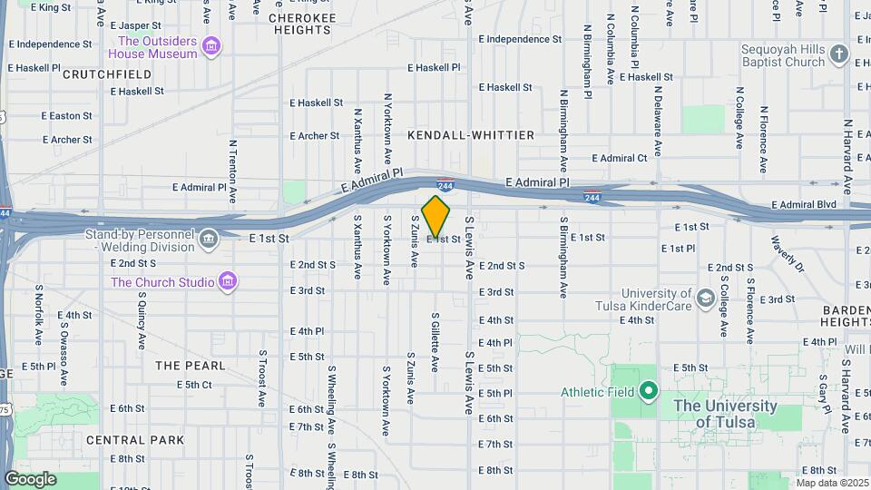 2222 E 1st St Map and Location Details