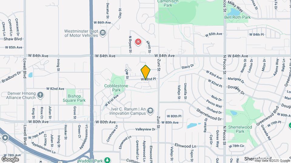 2436 W 82nd Pl, Unit F Map and Location Details