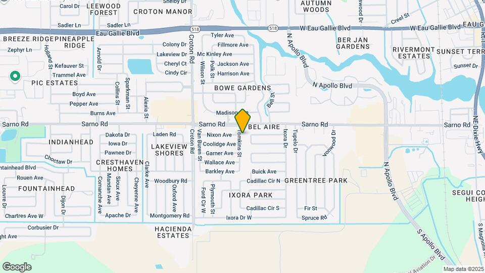 845 Tomkins St Map and Location Details