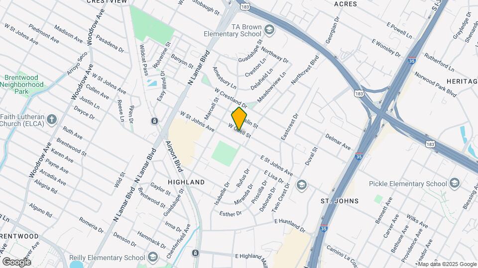 407 W Odell St Map and Location Details