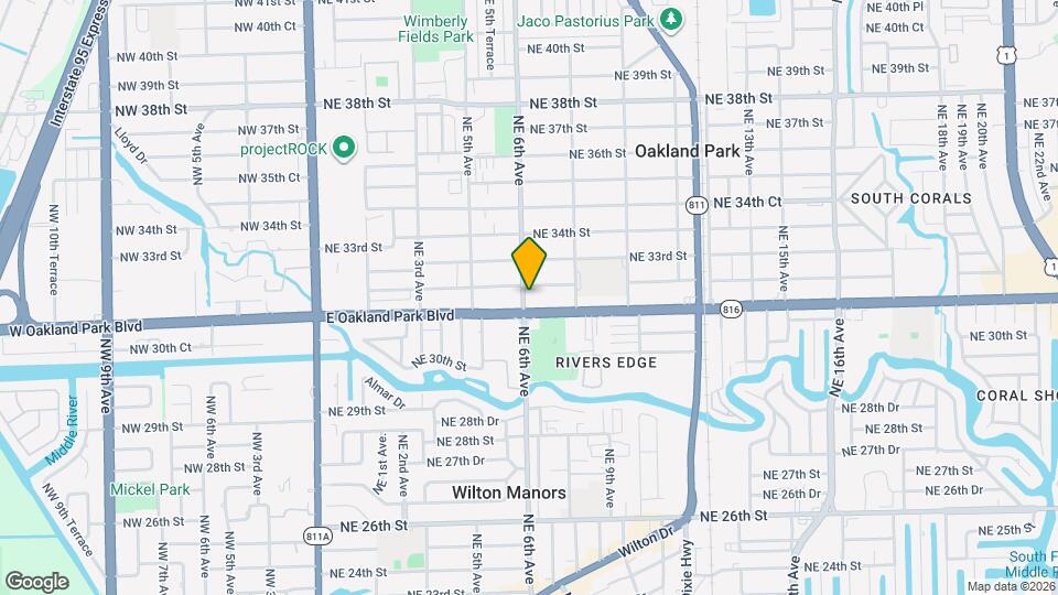 3160 NE 6th Ave Map and Location Details