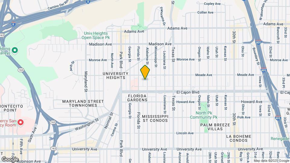 4360 Alabama St Map and Location Details