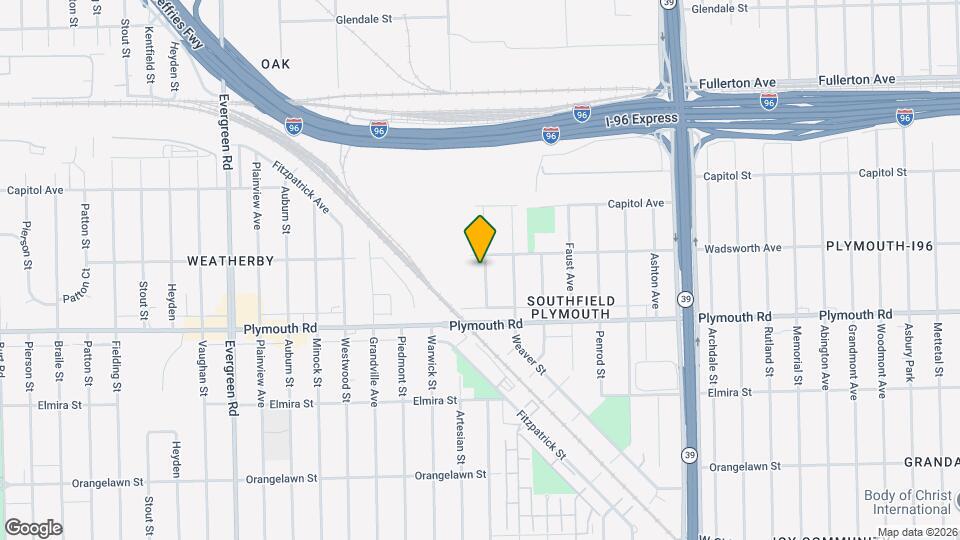 11715 Stahelin Ave Map and Location Details