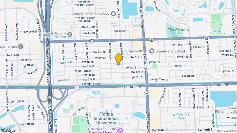 10931 SW 5th St Map and Location Details