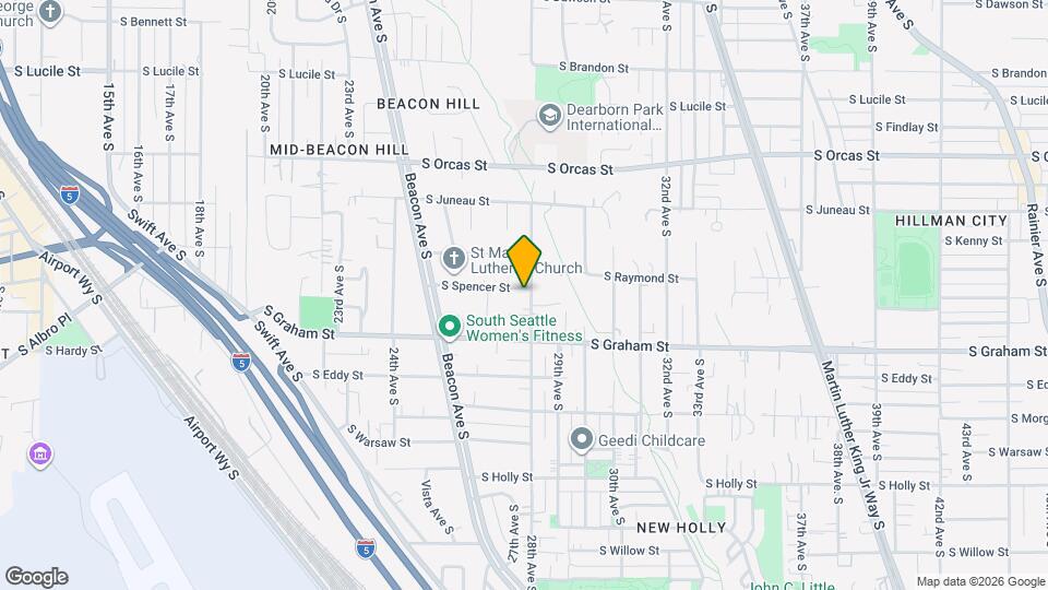 2485 S Spencer St Map and Location Details