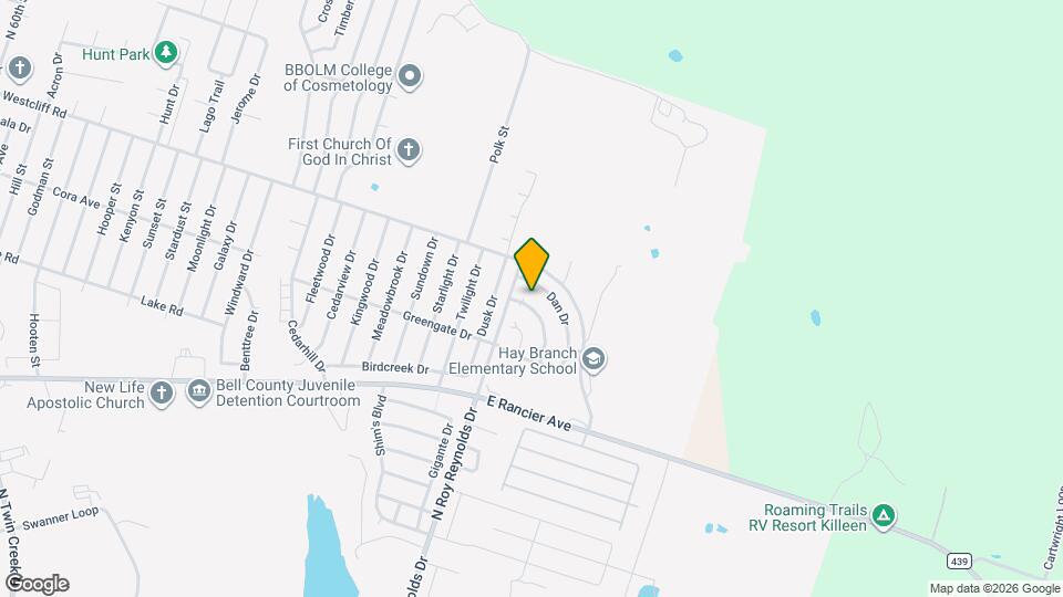 5705 Redstone Dr Mapa y Detalles de la Ubicación