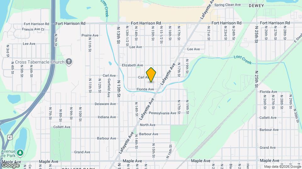 2820 N 15th St Map and Location Details