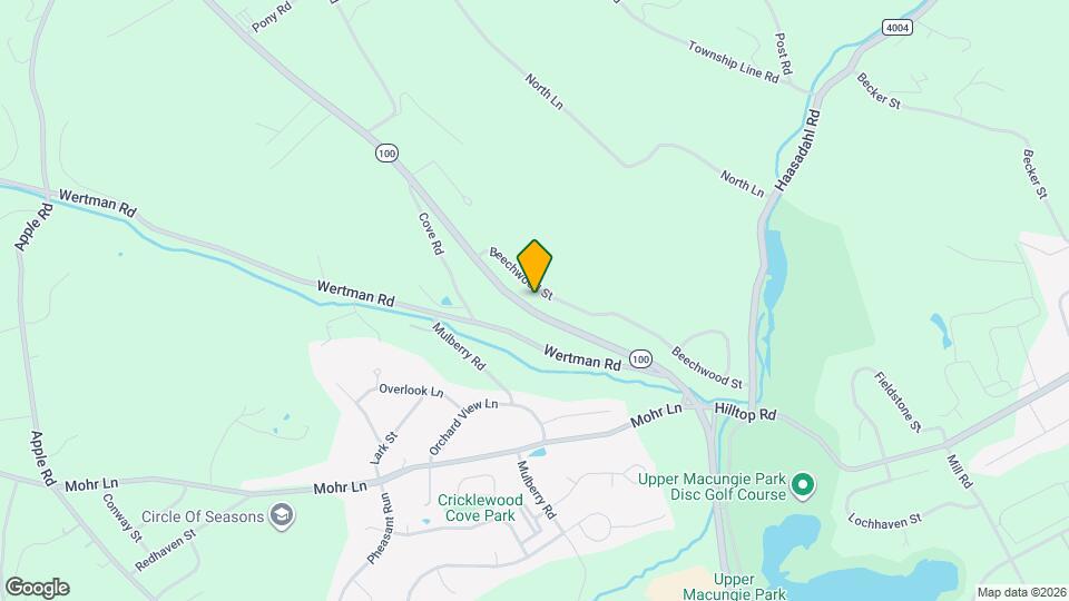 2190 Beechwood St Mapa y Detalles de la Ubicación