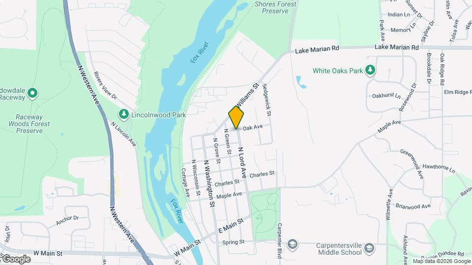 319 N Lord Ave Map and Location Details
