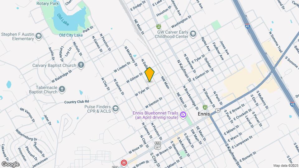 804 N McKinney St Map and Location Details
