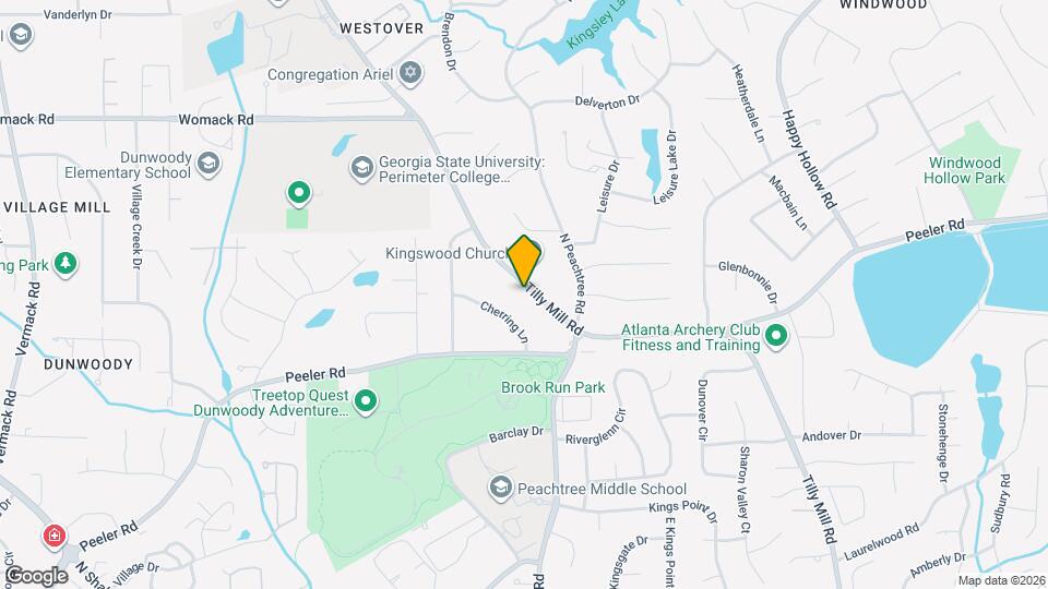 5012 Tilly Mill Rd Mapa y Detalles de la Ubicación