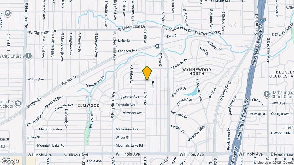 1704 S Polk St Map and Location Details
