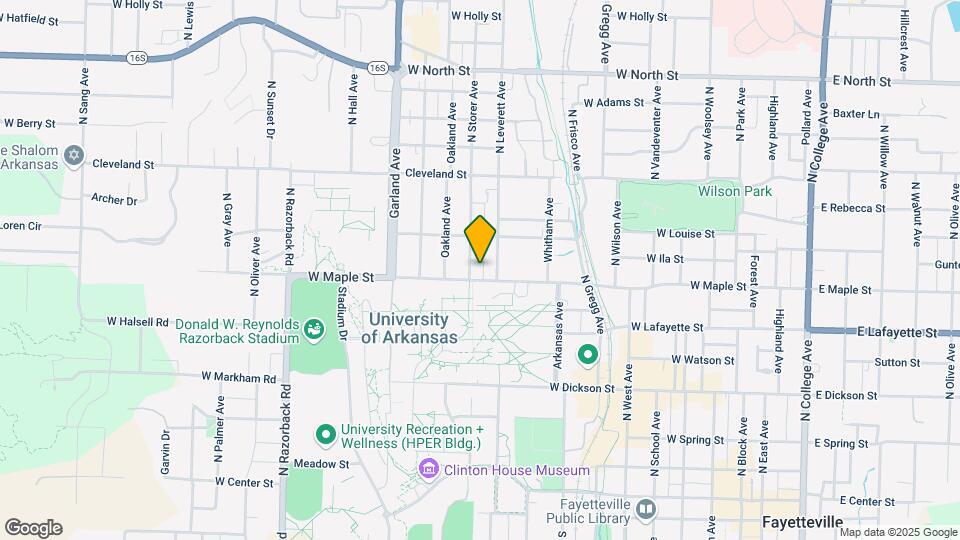 814 W Maple St Map and Location Details
