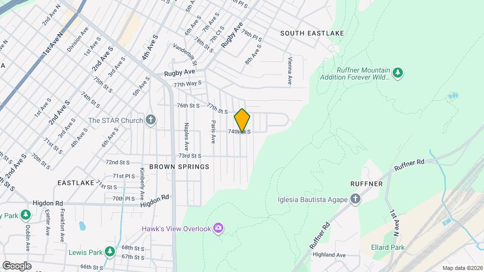 7341 Rome Ave Map and Location Details