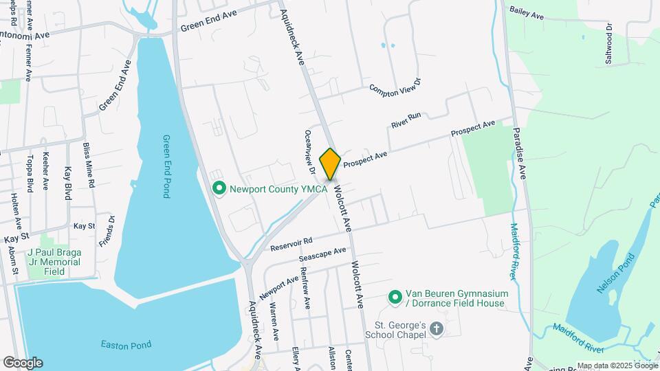 393 Aquidneck Ave Map and Location Details
