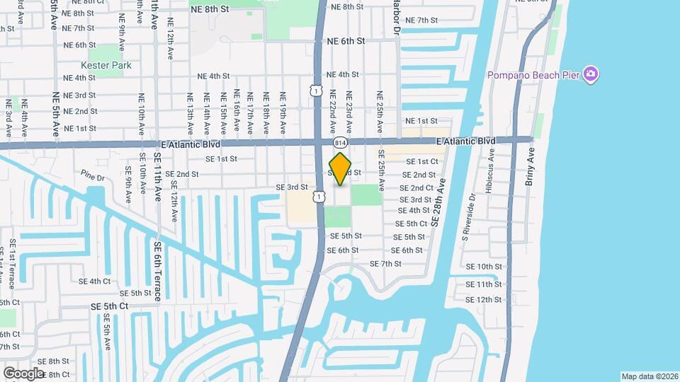 220 SE 22nd Ave Map and Location Details
