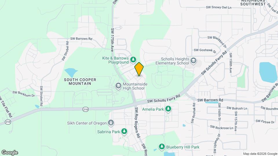 17105 SW Albatross Ln Mapa y Detalles de la Ubicación
