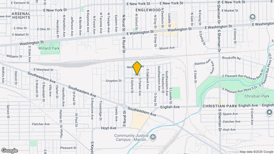 2916 Meredith Ave Map and Location Details