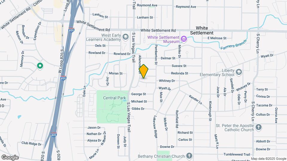 8540 Whitney Dr Map and Location Details