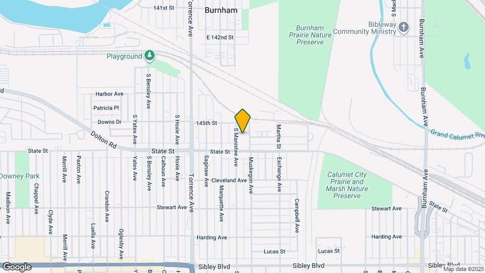14536 S Muskegon Ave Mapa y Detalles de la Ubicación