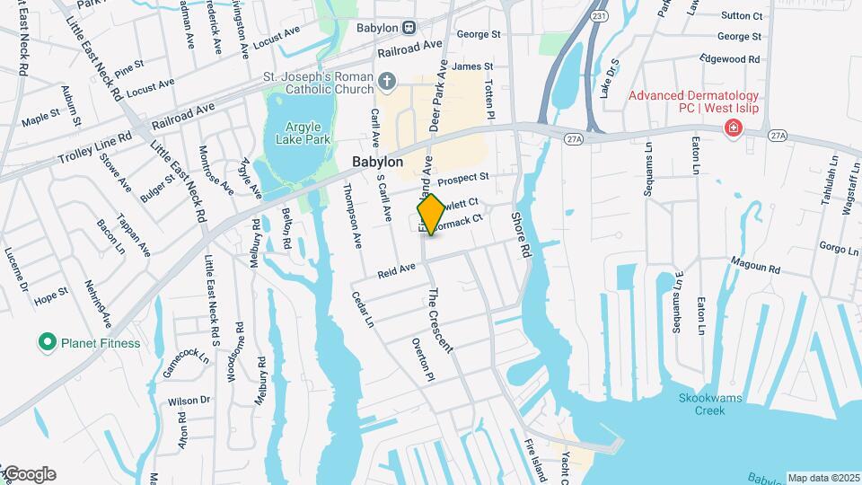 163 Fire Island Ave Map and Location Details