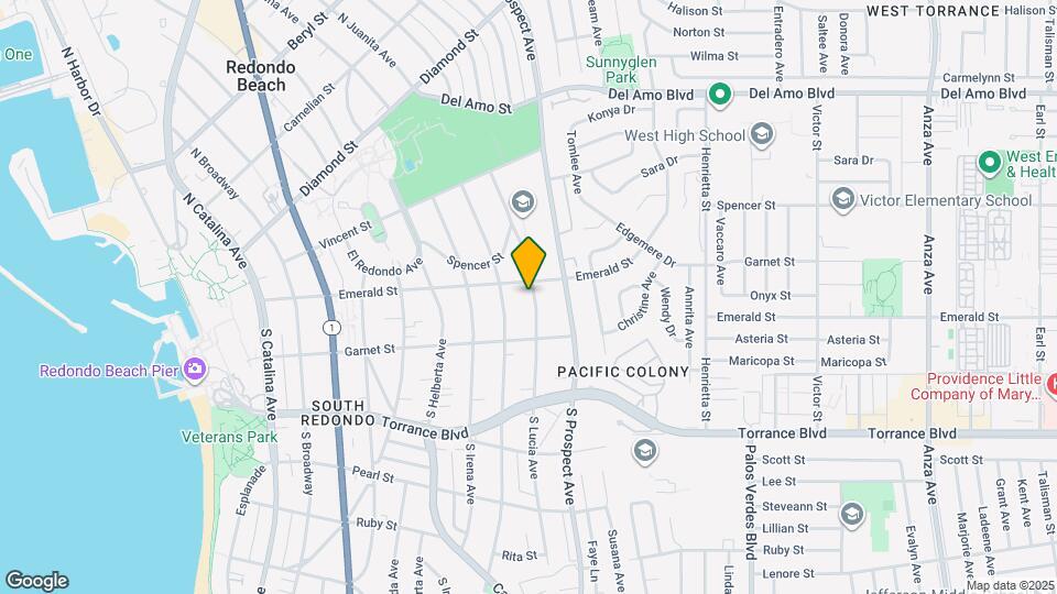 107 S Lucia Ave Map and Location Details