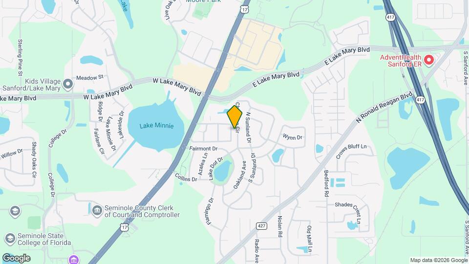 905 Cherokee Cir Map and Location Details