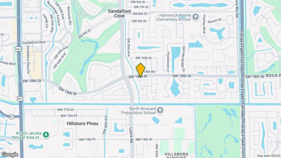 8951 SW 19th St Map and Location Details