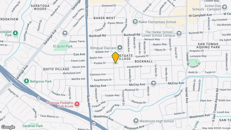 2378 Villanova Rd Mapa y Detalles de la Ubicación