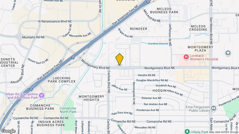 3855 Montgomery Blvd NE Map and Location Details
