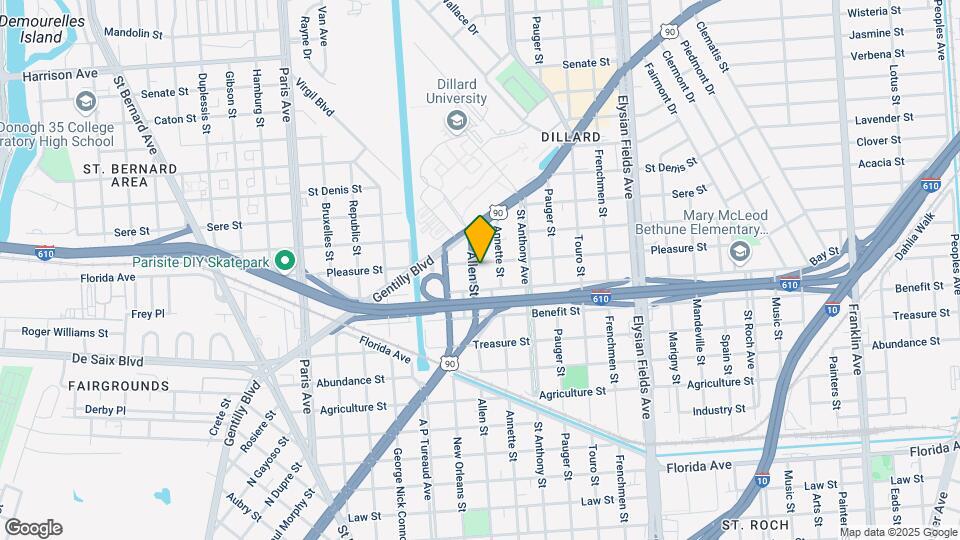 3331 Allen St Map and Location Details