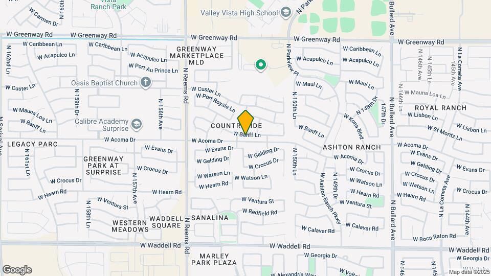 15257 W Banff Ln Map and Location Details
