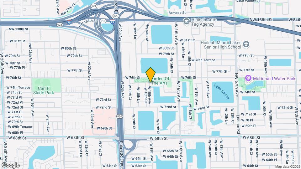 1790 W 75th St Map and Location Details