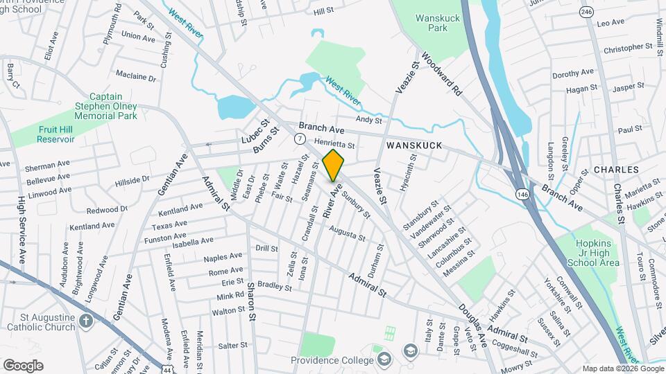 884 River Ave, Unit 1 Map and Location Details