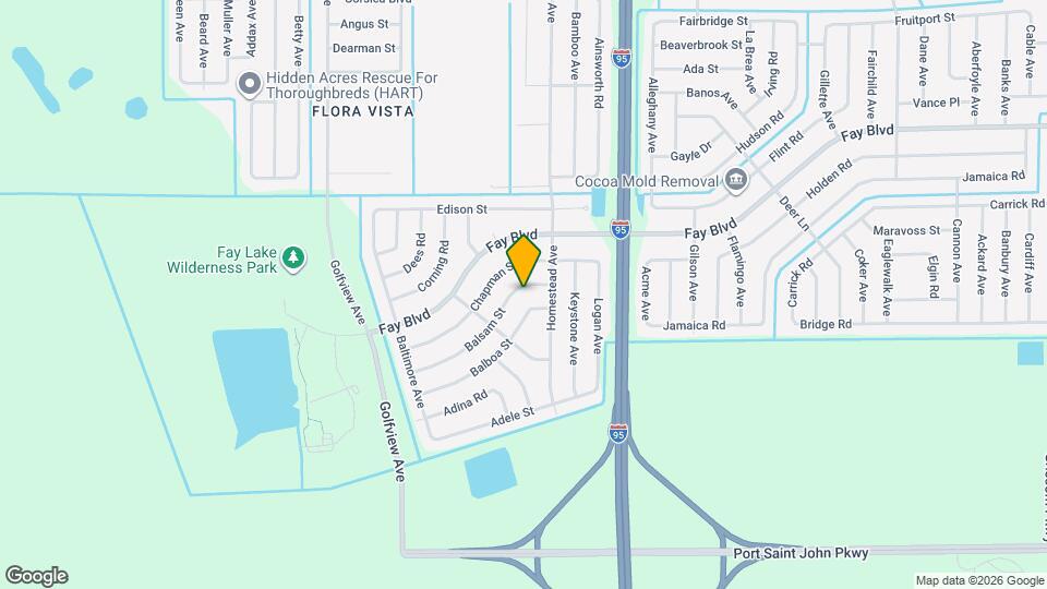 6057 Balsam St Map and Location Details