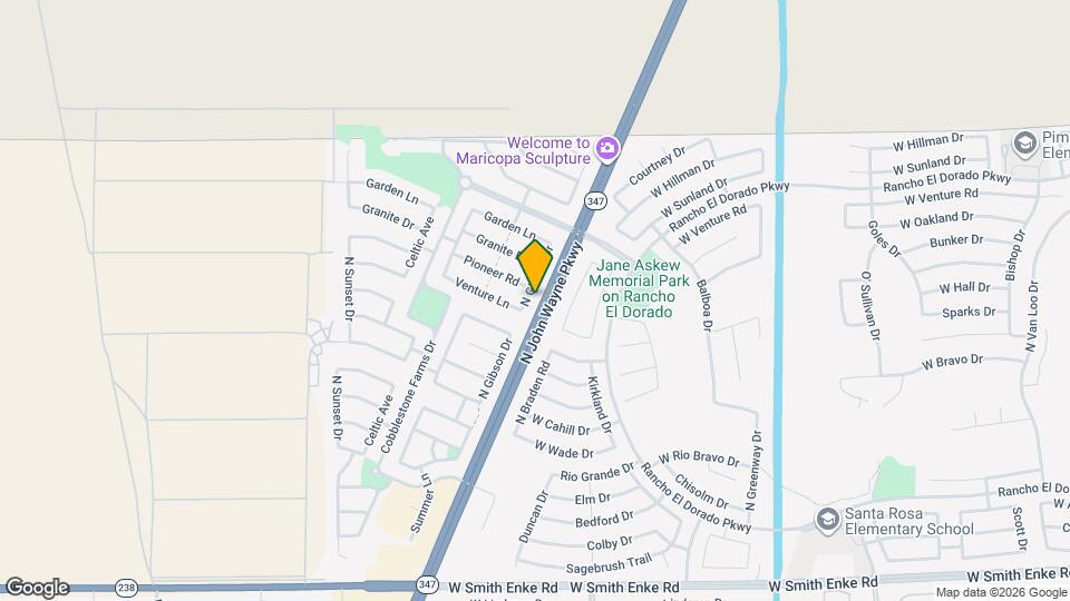 22207 N Gibson Dr Mapa y Detalles de la Ubicación