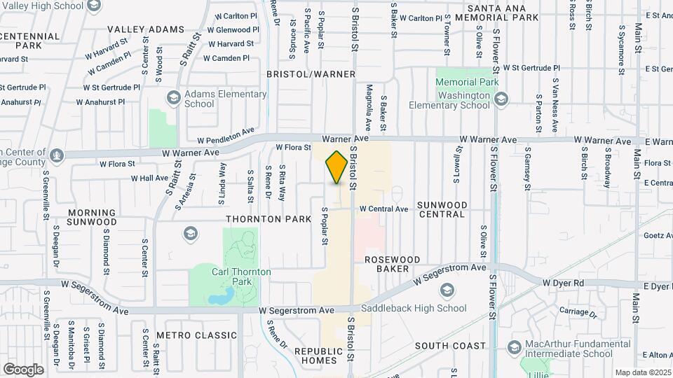 1331 W Central Ave Mapa y Detalles de la Ubicación