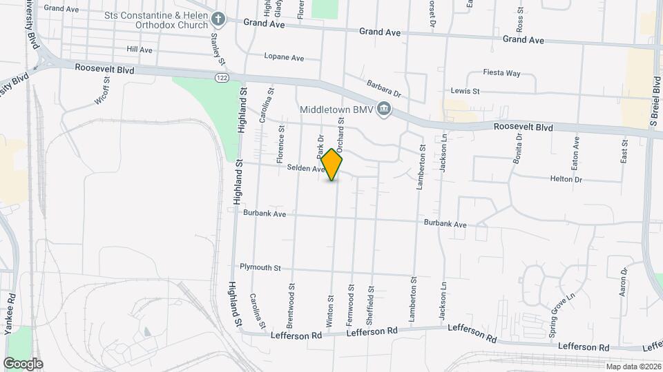 1724 Winton St Map and Location Details