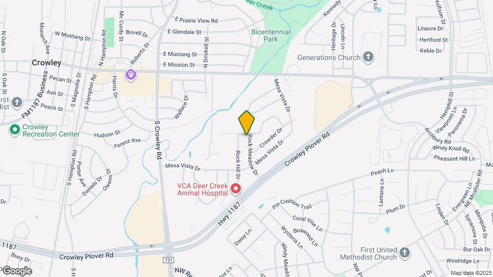 305 Rock Meadow Dr Mapa y Detalles de la Ubicación