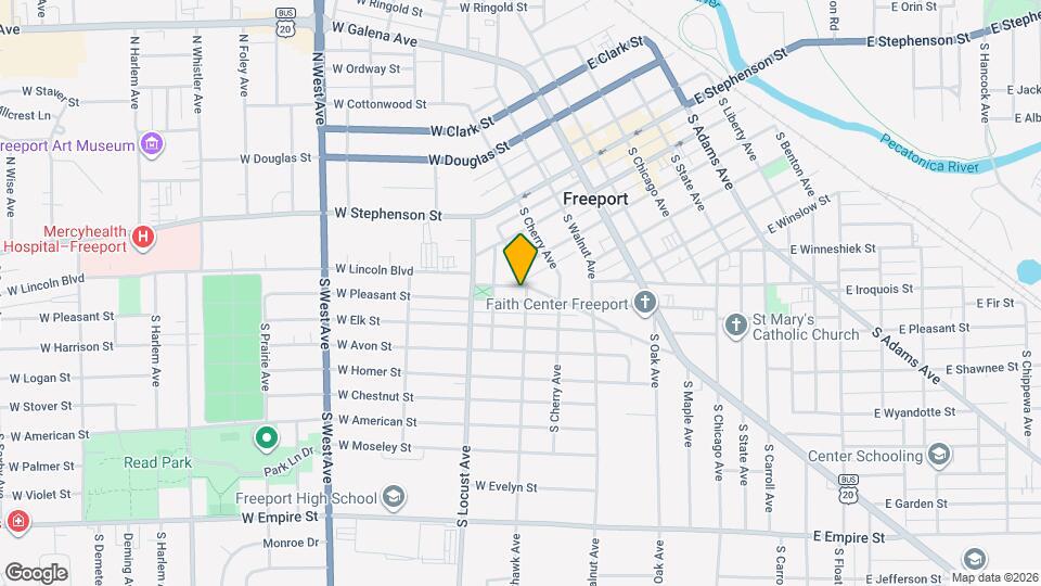 508 S Blackhawk Ave Map and Location Details