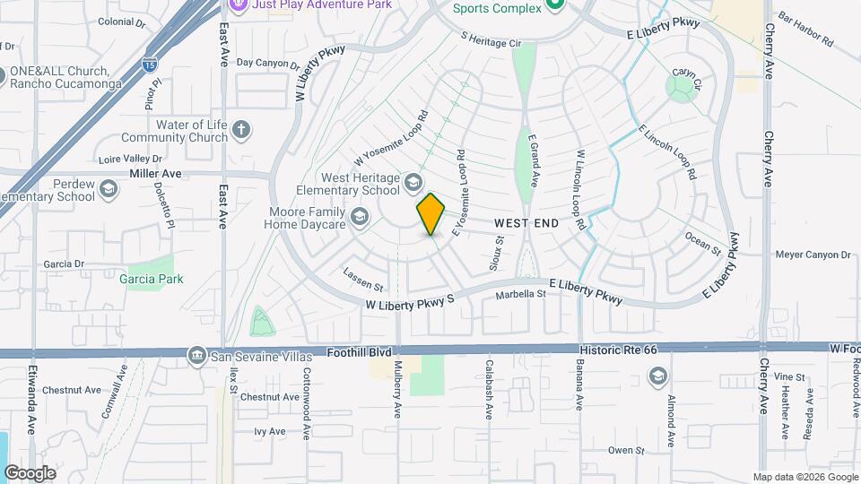 13661 Kings Canyon Ct Map and Location Details