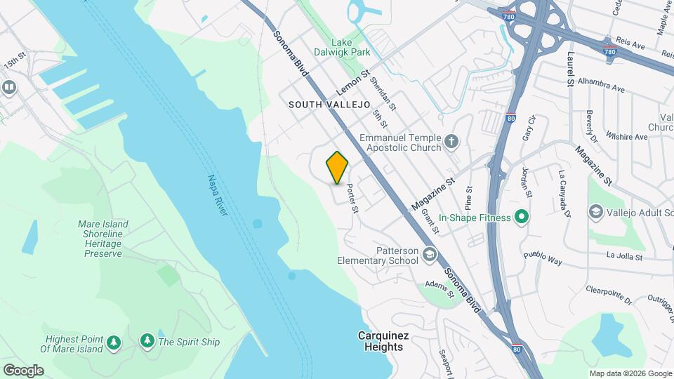 321 Winchester St Map and Location Details