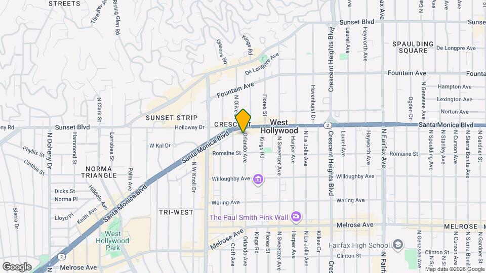 1041 Orlando Ave Map and Location Details