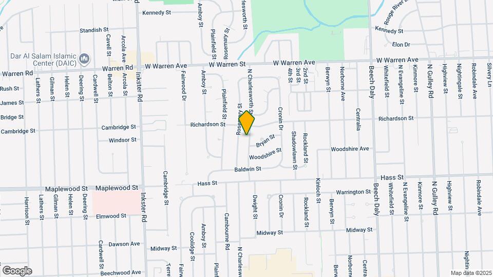 6721 N Charlesworth St Map and Location Details