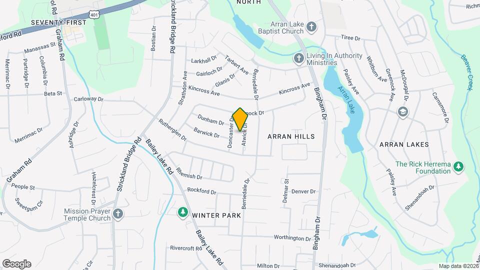 1512 Atwick Dr Map and Location Details